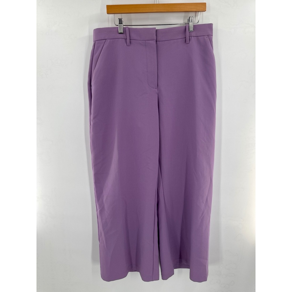 Abercrombie & Fitch Wide Purple Trouser Large NWT - Picture 3 of 8
